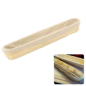 Stokbrood Banneton Rijsmand Rotan met Linnen Doek