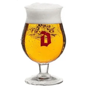 Duvel Bierglas - 33cl - Tulp Glas op Voet - Origineel
