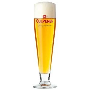Gulpener Bierglas- De Vrije Brouwer - 20cl - Flute Pils Glas - Origineel
