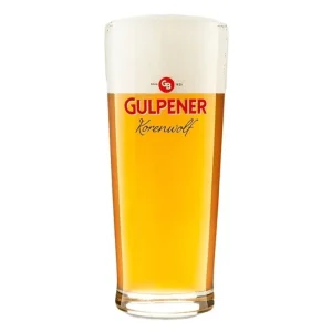 Gulpener Bierglas Korenwolf – 30cl – Pilsener Fluitje Modern Model – Origineel
