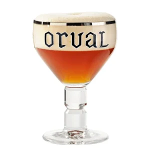 Orval Bierglas – 33cl – Bokaal Glas op Voet – Origineel