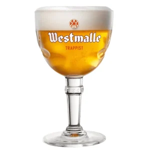 Westmalle Bierglas - 33cl - Trappisten Bokaal Glas - Origineel